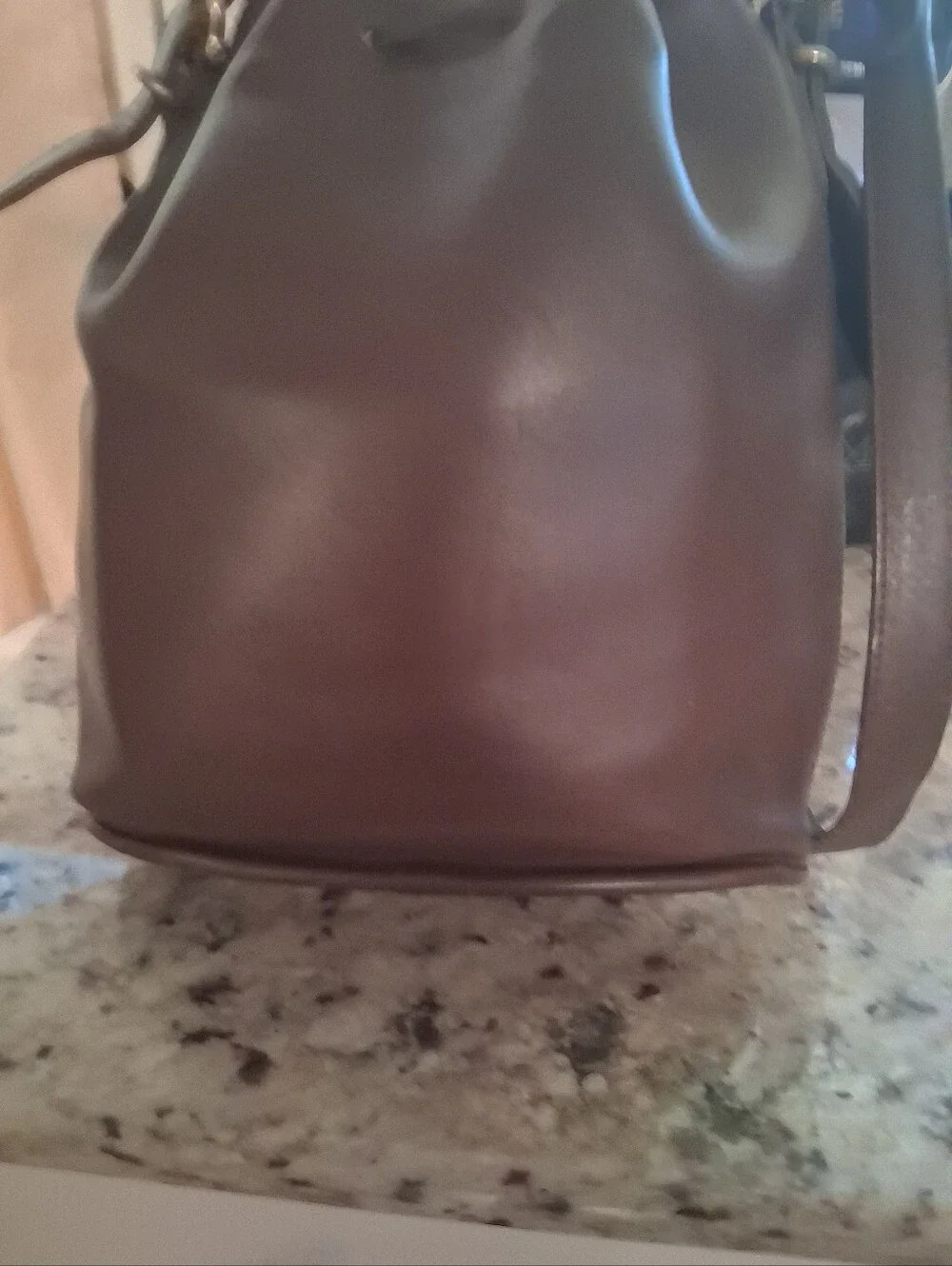 Women's Vintage Med Coach Bucket Bag